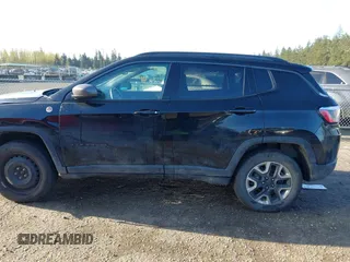 2018 Jeep Compass Trailhawk with VIN 3C4NJDDB1JT234867, listed as a IAAI auction lot 41996425 with 103,567 mi miles and . Bid and sale history available at carsss.com. Image 14.