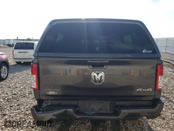 2020 Ram 1500 Big Horn with VIN 1C6SRFFM3LN323615, listed as a Copart auction lot 65014024 with 90,808 mi miles and Salvage Title. Bid and sale history available at carsss.com. Image 6.