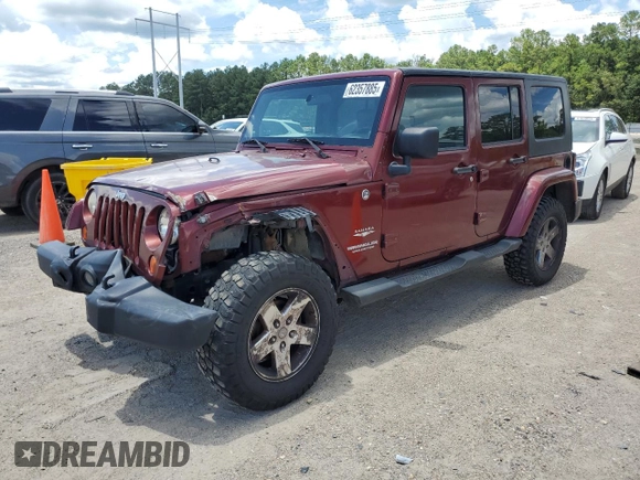 2007 Jeep Wrangler Unlimited Sahara with VIN 1J4GA591X7L118192, listed as a Copart auction lot 62357885 with 261,019 mi miles and Clean title. Bid and sale history available at DreamBid. Image 1.
