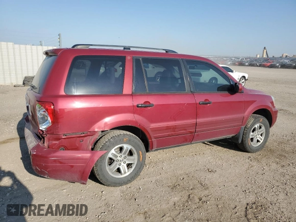 2003 Honda Pilot EX z VIN 2HKYF18683H606007, wystawiony jako Copart lot #56122395 z przebiegiem 200 269 mil mil oraz Szkoda całkowita • Salvage title. Historia ofert i sprzedaży dostępna na DreamBid. Obrazek 3.
