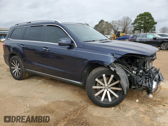 2017 Mercedes-Benz GLS 450 with VIN 4JGDF6EE6HA866956, listed as a Copart auction lot 47893135 with 86,817 mi miles and Salvage title. Bid and sale history available at DreamBid. Image 4.