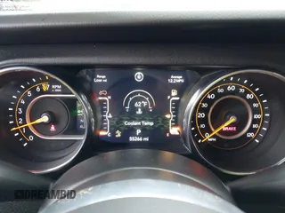2019 Jeep Wrangler Unlimited Sahara with VIN 1C4HJXEG2KW609315, listed as a IAAI auction lot 41144404 with 55,266 mi miles and . Bid and sale history available at DreamBid. Image 7.