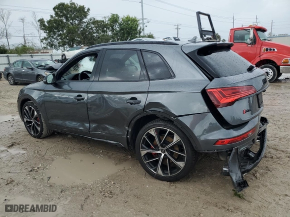 2022 Audi SQ5 Premium Plus with VIN WA1B4AFY1N2026919, listed as a Copart auction lot 73331814 with 37,014 mi miles and Non Repairable. Bid and sale history available at carsss.com. Image 2.