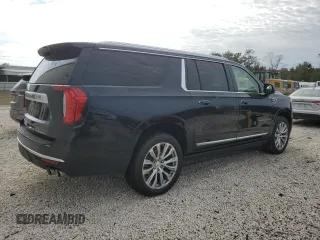 2023 GMC Yukon XL Denali with VIN 1GKS1JKL6PR342758, listed as a Copart auction lot 87909695 with 48,188 mi miles and Clean Title. Bid and sale history available at carsss.com. Image 3.