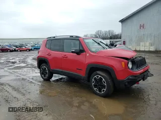 2015 Jeep Renegade Trailhawk with VIN ZACCJBCT2FPB39142, listed as a Copart auction lot 47381155 with 121,530 mi miles and Clean Title. Bid and sale history available at DreamBid. Image 12.