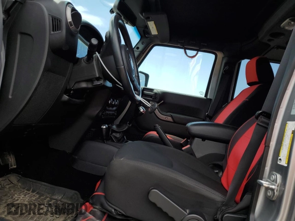 2016 Jeep Wrangler Unlimited Sport with VIN 1C4BJWDG8GL346676, listed as a Copart auction lot 57972665 with 57,515 mi miles and Salvage title. Bid and sale history available at DreamBid. Image 7.