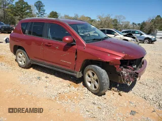 2017 Jeep Compass High Altitude with VIN 1C4NJCEA3HD151540, listed as a Copart auction lot 50071825 with 125,556 mi miles and Salvage title. Bid and sale history available at DreamBid. Image 4.