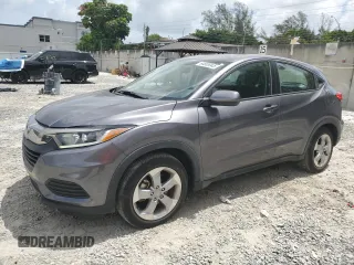 2021 Honda HR-V LX with VIN 3CZRU5H35MM706241, listed as a Copart auction lot 64606945 with 18,033 mi miles and Salvage title. Bid and sale history available at DreamBid. Image 1.