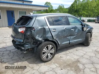 2015 Kia Sportage EX with VIN KNDPCCAC7F7711730, listed as a Copart auction lot 57144895 with 88,661 mi miles and Salvage title. Bid and sale history available at DreamBid. Image 3.