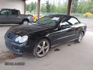 2005 Mercedes-Benz CLK 500 with VIN WDBTK75J55F139609, listed as a IAAI auction lot 42232645 with 136,367 mi miles and . Bid and sale history available at DreamBid. Image 2.