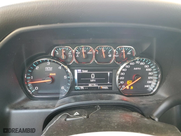 2017 Chevrolet Silverado 1500 LT with VIN 1GCVKREH8HZ304235, listed as a Copart auction lot 50208895 with 96,776 mi miles and Salvage Title. Bid and sale history available at carsss.com. Image 9.