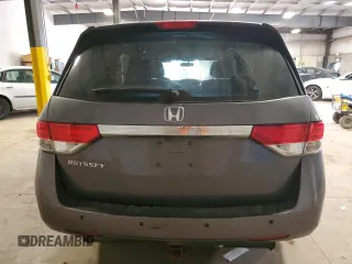 2015 Honda Odyssey with VIN 5FNRL5H20FB030966, listed as a Copart auction lot 55086665 with 123,100 mi miles and Salvage Title. Bid and sale history available at DreamBid. Image 6.
