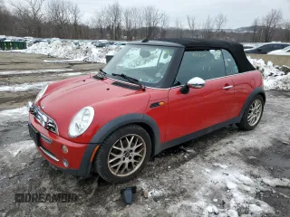 2005 MINI Convertible with VIN WMWRF33575TG12426, listed as a Copart auction lot 44856745 with Not provided miles and Clean title. Bid and sale history available at DreamBid. Image 1.