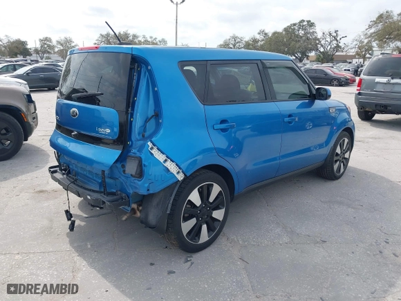 2017 Kia Soul + with VIN KNDJP3A59H7454276, listed as a IAAI auction lot 41627974 with 52,740 mi miles. Bid and sale history available at carsss.com. Image 4.