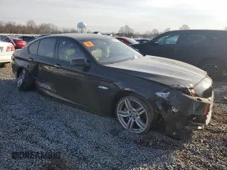 2013 BMW 5 Series 535i xDrive with VIN WBAFU7C54DDU74933, listed as a Copart auction lot 50698855 with 156,112 mi miles and Salvage Title. Bid and sale history available at DreamBid. Image 4.