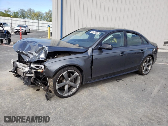 2015 Audi A4 Premium Plus with VIN WAUHFAFL2FN034605, listed as a Copart auction lot 48147993 with 72,911 mi miles. Bid and sale history available at carsss.com. Image 1.