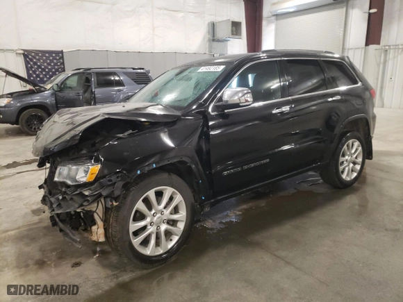 2017 Jeep Grand Cherokee Limited with VIN 1C4RJFBT9HC781741, listed as a Copart auction lot 41492185 with 87,713 mi miles and Salvage Title. Bid and sale history available at carsss.com. Image 1.