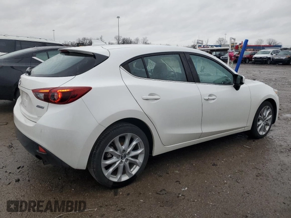 2014 Mazda 3 S Touring with VIN JM1BM1L38E1125578, listed as a Copart auction lot 86875654 with 142,759 mi miles and Salvage Title. Bid and sale history available at DreamBid. Image 3.