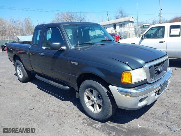 2004 Ford Ranger XL Fleet with VIN 1FTZR15E34PA90118, listed as a IAAI auction lot 42010225 with 126,000 mi miles. Bid and sale history available at carsss.com. Image 1.