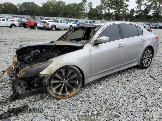 2012 Hyundai Genesis 5.0L with VIN KMHGC4DH9CU169262, listed as a Copart auction lot 80019364 with 0 mi miles and Non Repairable. Bid and sale history available at carsss.com. Image 1.