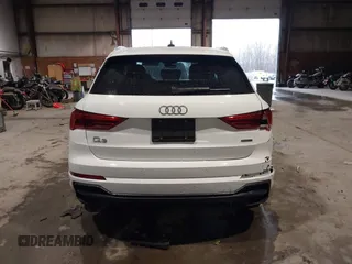 2021 Audi Q3 S line Premium with VIN WA1DECF36M1021600, listed as a IAAI auction lot 41081075 with 40,860 mi miles and . Bid and sale history available at DreamBid. Image 17.