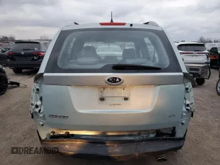2007 Kia Rondo LX Base with VIN KNAFG525X77093670, listed as a Copart auction lot 87956025 with 138,330 mi miles and Salvage Title. Bid and sale history available at carsss.com. Image 6.