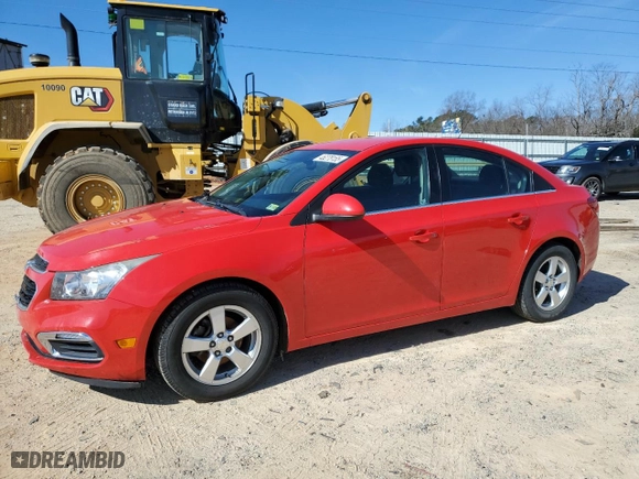 2016 Chevrolet Cruze Limited LT with VIN 1G1PE5SB0G7109211, listed as a Copart auction lot 46278155 with 153,303 mi miles and Salvage Title. Bid and sale history available at carsss.com. Image 1.