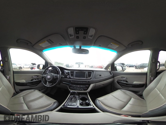 2015 Kia Sedona EX with VIN KNDMC5C10F6081596, listed as a IAAI auction lot 41508912 with 120,845 mi miles. Bid and sale history available at carsss.com. Image 18.