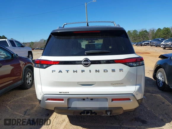 2024 Nissan Pathfinder Platinum with VIN 5N1DR3DG3RC209787, listed as a IAAI auction lot 41765066 with 35,987 mi miles. Bid and sale history available at carsss.com. Image 17.