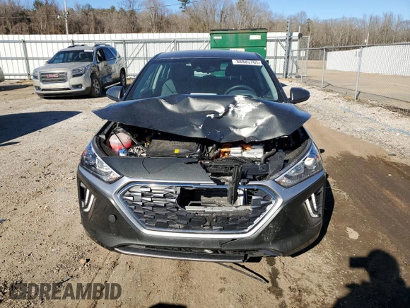 2021 Hyundai Ioniq SE with VIN KMHC75LC1MU255312, listed as a Copart auction lot 88885765 with 43,903 mi miles and Salvage Title. Bid and sale history available at DreamBid. Image 5.