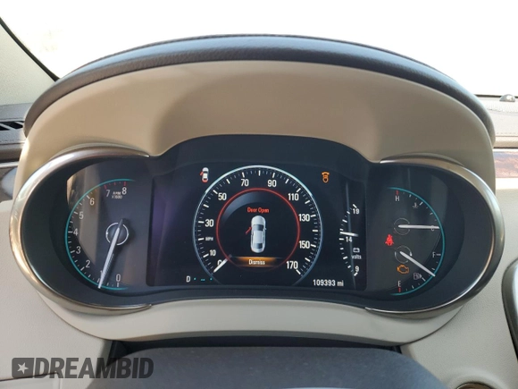 2015 Buick LaCrosse Premium I with VIN 1G4GD5G37FF190431, listed as a Copart auction lot 50805015 with 109,393 mi miles and Salvage title. Bid and sale history available at DreamBid. Image 9.