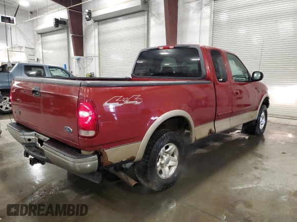 2000 Ford F-150 XL with VIN 1FTRX18LXYNA28460, listed as a Copart auction lot 48960195 with 0 mi miles and Clean Title. Bid and sale history available at carsss.com. Image 3.