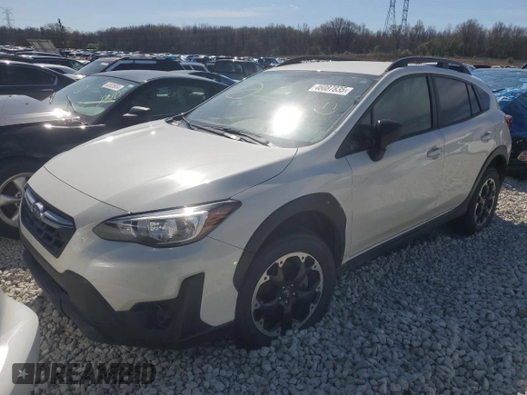 2023 Subaru Crosstrek with VIN JF2GTABC2P8232647, listed as a Copart auction lot 46087835 with 76,760 mi miles and Salvage title. Bid and sale history available at DreamBid. Image 1.
