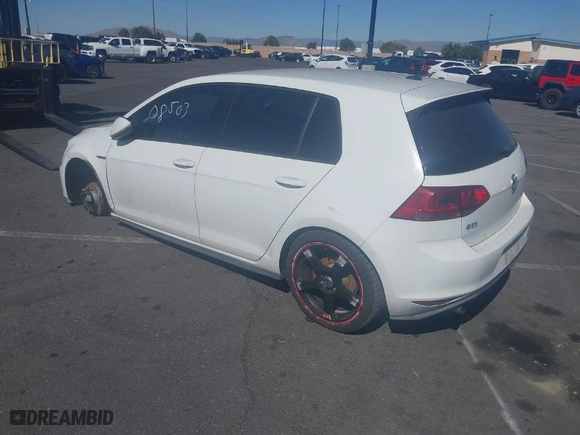 2016 Volkswagen Golf GTI SE with VIN 3VW4T7AU6GM041823, listed as a IAAI auction lot 41608503 with 70,895 mi miles. Bid and sale history available at carsss.com. Image 3.