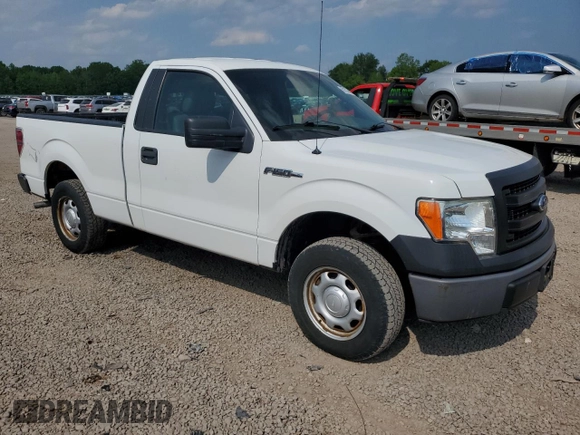 2013 Ford F-150 XL with VIN 1FTMF1CM9DKE94275, listed as a Copart auction lot 59737945 with 56,915 mi miles and Clean title. Bid and sale history available at DreamBid. Image 4.