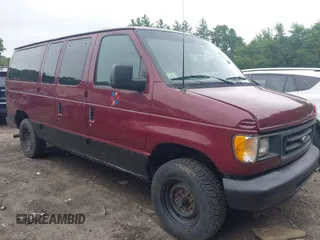 2003 Ford Econoline Passenger XL with VIN 1FBNE31L43HB00422, listed as a IAAI auction lot 42694233 with 145,737 mi miles and . Bid and sale history available at DreamBid. Image 1.
