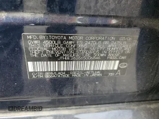 2006 Lexus IS 350 with VIN JTHBE262665006846, listed as a Copart auction lot 58867885 with 191,208 mi miles and Salvage title. Bid and sale history available at DreamBid. Image 12.