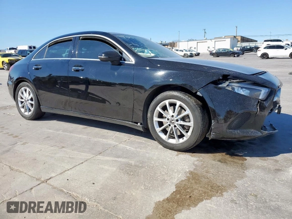 2019 Mercedes-Benz A 220 with VIN WDD3G4EBXKW035273, listed as a Copart auction lot 49986085 with 80,045 mi miles and Salvage Title. Bid and sale history available at DreamBid. Image 4.