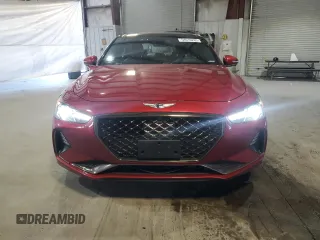 2020 Genesis G70 3.3T z VIN KMTG34LE0LU051663, wystawiony jako Copart lot #54016285 z przebiegiem 62 262 mil mil oraz Szkoda całkowita • Salvage title. Historia ofert i sprzedaży dostępna na DreamBid. Obrazek 5.