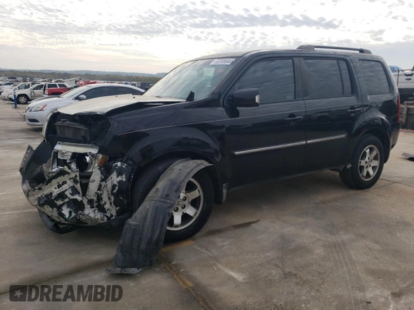 2010 Honda Pilot Touring with VIN 5FNYF3H83AB019030, listed as a Copart auction lot 82398644 with 180,912 mi miles and Salvage Title. Bid and sale history available at DreamBid. Image 1.