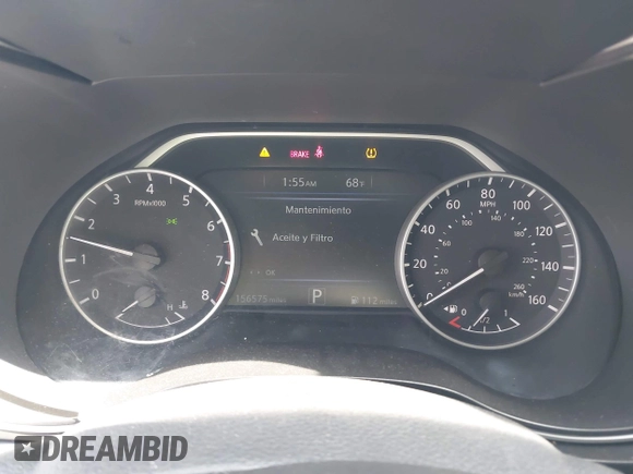 2017 Nissan Maxima SV with VIN 1N4AA6AP2HC418947, listed as a IAAI auction lot 41916705 with 156,575 mi miles and . Bid and sale history available at DreamBid. Image 7.