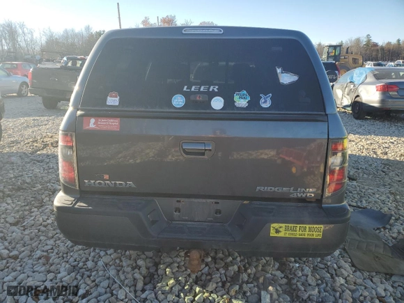 2013 Honda Ridgeline RT with VIN 5FPYK1F24DB009388, listed as a Copart auction lot 77687174 with 176,970 mi miles and Salvage Title. Bid and sale history available at carsss.com. Image 6.