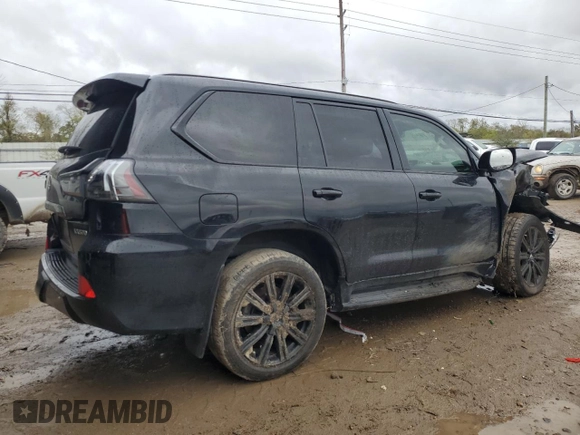 2019 Lexus LX 570 z VIN JTJHY7AX7K4292383, wystawiony jako Copart lot #82715804 z przebiegiem Nie podano mil oraz Szkoda całkowita • Salvage title. Historia ofert i sprzedaży dostępna na DreamBid. Obrazek 3.