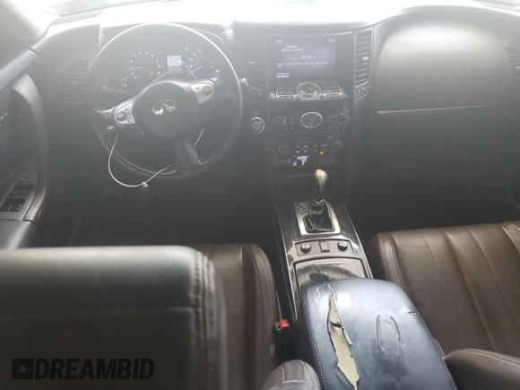 2012 Infiniti FX with VIN JN8AS1MW0CM151991, listed as a Copart auction lot 62038085 with 233,504 mi miles and Salvage title. Bid and sale history available at DreamBid. Image 8.