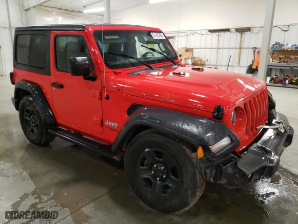 2018 Jeep Wrangler Sport S with VIN 1C4GJXAN2JW291971, listed as a Copart auction lot 51155765 with 98,763 mi miles and Salvage Title. Bid and sale history available at carsss.com. Image 4.