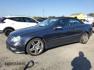 2008 Mercedes-Benz CLK 550 with VIN WDBTK72F08T098103, listed as a Copart auction lot 80053444 with 132,212 mi miles and Clean Title. Bid and sale history available at DreamBid. Image 1.