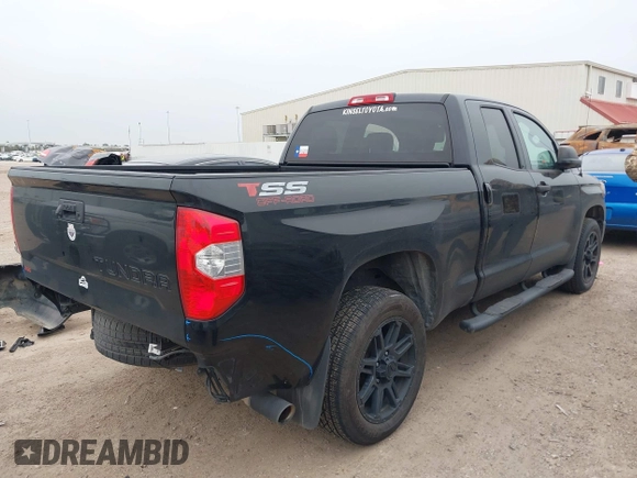 2019 Toyota Tundra SR with VIN 5TFRM5F1XKX143105, listed as a IAAI auction lot 41274567 with 180,602 mi miles and . Bid and sale history available at DreamBid. Image 4.