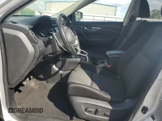 2017 Nissan Rogue SV with VIN JN8AT2MT9HW143313, listed as a Copart auction lot 52010935 with 92,200 mi miles and Salvage Title. Bid and sale history available at carsss.com. Image 7.