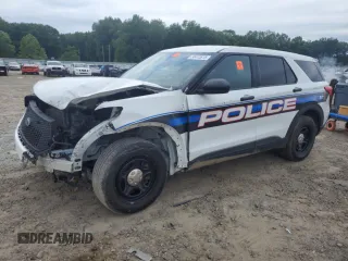 2023 Ford Police Interceptor Utility z VIN 1FM5K8AB6PGA19664, wystawiony jako Copart lot #58413615 z przebiegiem 34 010 mil mil oraz Szkody całkowita. Historia ofert i sprzedaży dostępna na DreamBid. Obrazek 1.