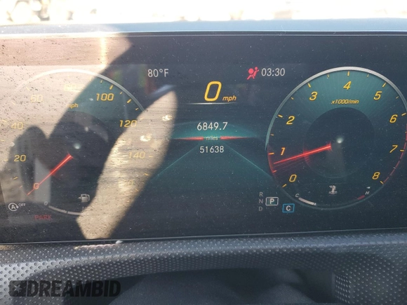 2021 Mercedes-Benz A 220 z VIN W1K3G4FB7MJ287724, wystawiony jako Copart lot #43374025 z przebiegiem 51 638 mil mil oraz Szkoda całkowita • Salvage title. Historia ofert i sprzedaży dostępna na DreamBid. Obrazek 9.